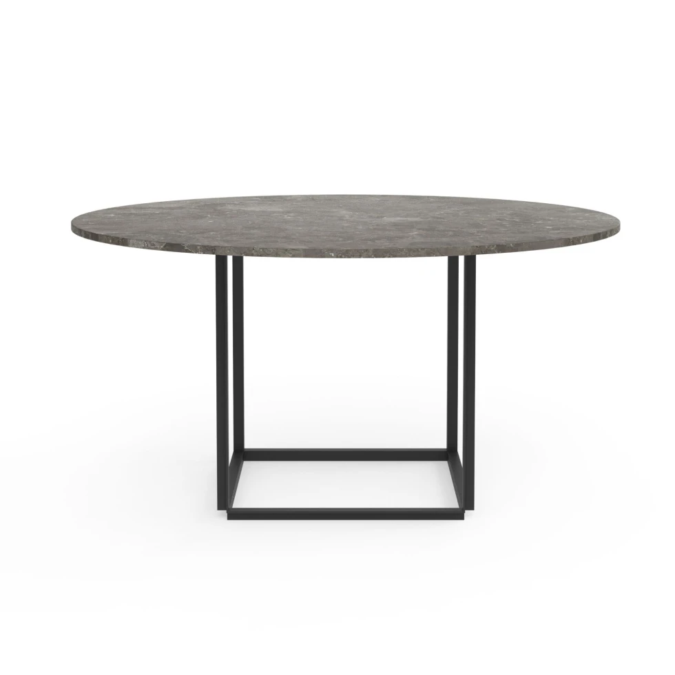 Stół Florence Dining Table z marmurowym blatem Ø145 New Works