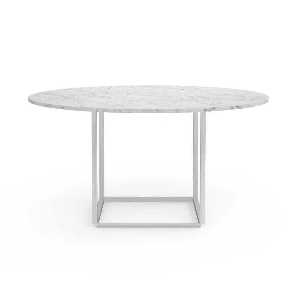 Stół Florence Dining Table z marmurowym blatem Ø145 New Works