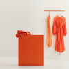 Wieszak Relief 123cm Orange String