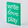 Notatnik Graphic L Write Love Play Nuuna