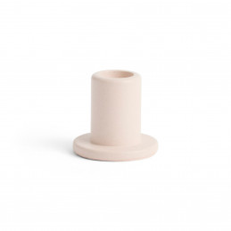 Świecznik Tube Candleholder Concrete Light pink HAY