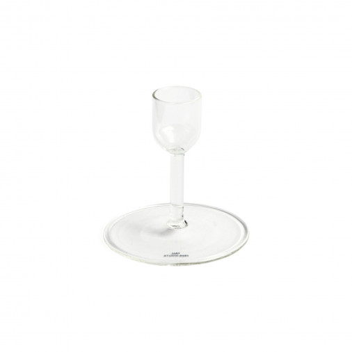 Świecznik Tiny Candleholder Straight Clear HAY