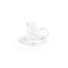 Świecznik Tiny Candleholder Curved Clear HAY