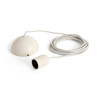 Lampa wisząca Common Pendant Cord Set Clay White HAY