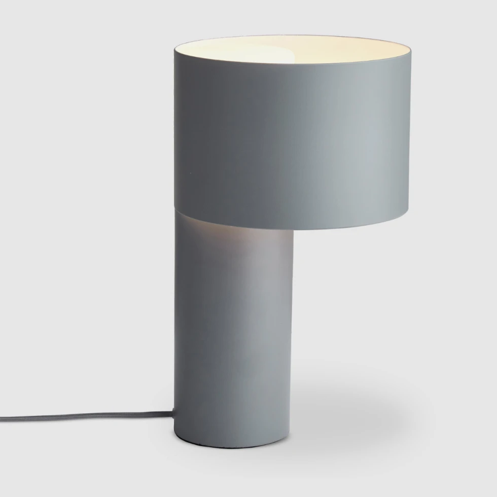 Lampa stołowa Tangent Cool Grey Woud