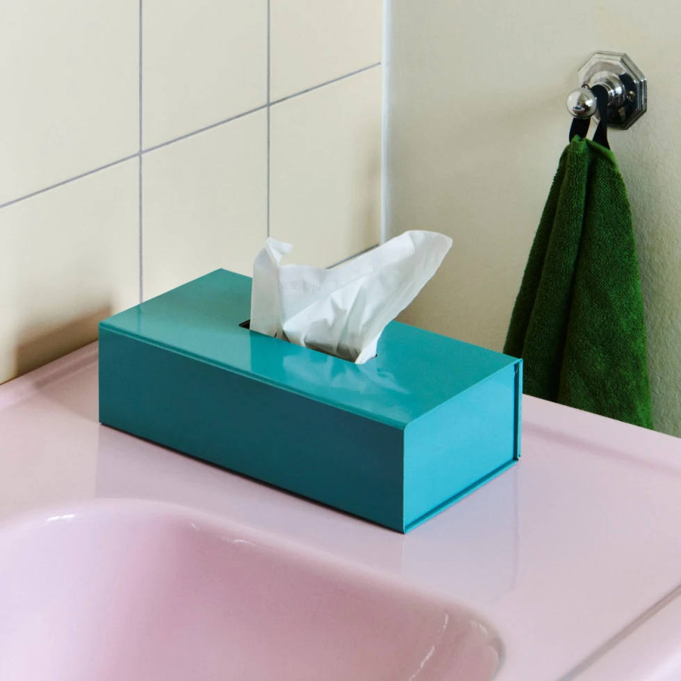 Pudełko Colour Storage Tissue Box Ocean Blue HAY