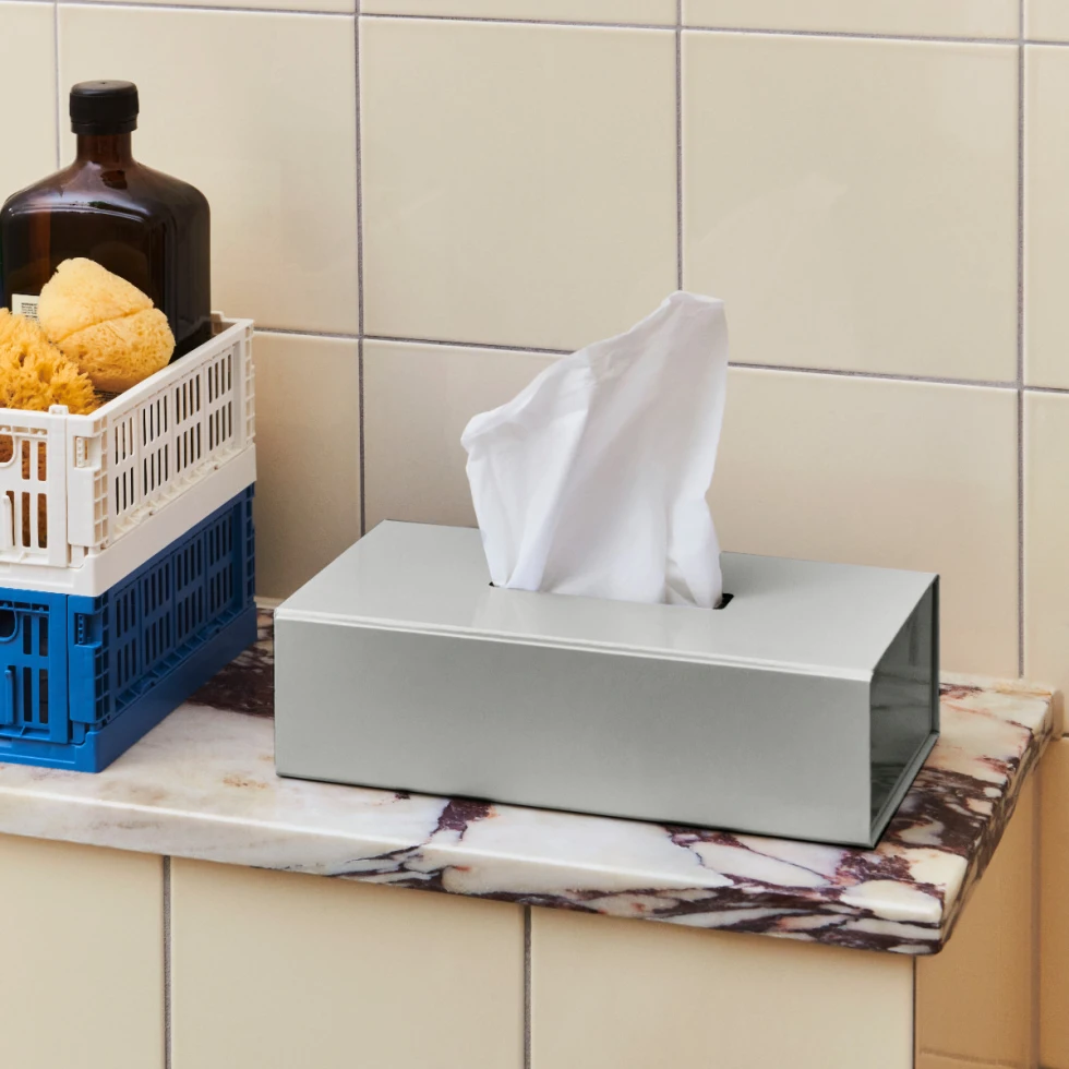 Pudełko Colour Storage Tissue Box Grey