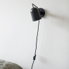 Lampa ścienna Noc z przewodem Dark Grey HAY