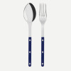 Zestaw 2 sztućców do serwowania Bistrot Navy Blue Sabre Paris