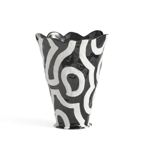 Wazon Jessica Hans Shadow Vase black and white Hay