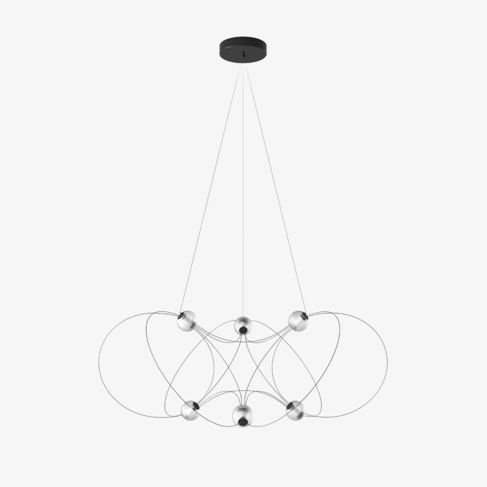 Lampa Munari X6 Black złożona DCW Editions