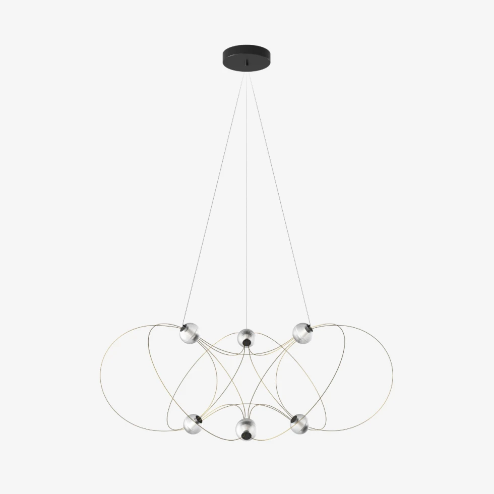 Lampa Munari X6 Gold złożona DCW Editions