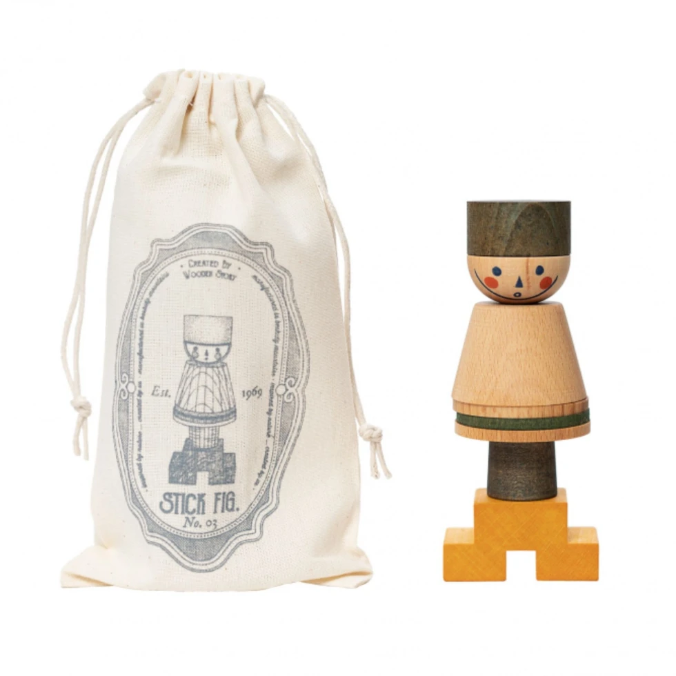 Figurka drewniana Stick Fig. No.03 Wooden Story