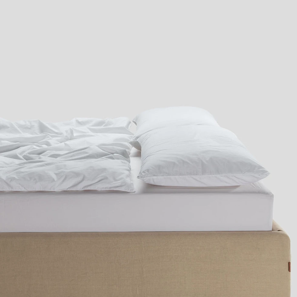 Prześcieradło z gumką Vintage Percale White take a NAP