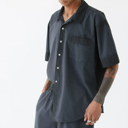 Piżama John Shirt Washed Black LAVIE