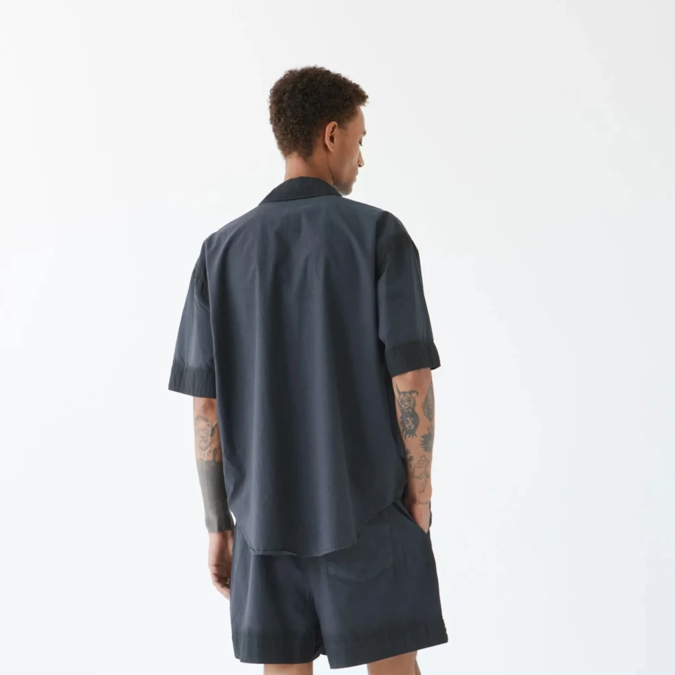 Piżama John Shirt Washed Black LAVIE