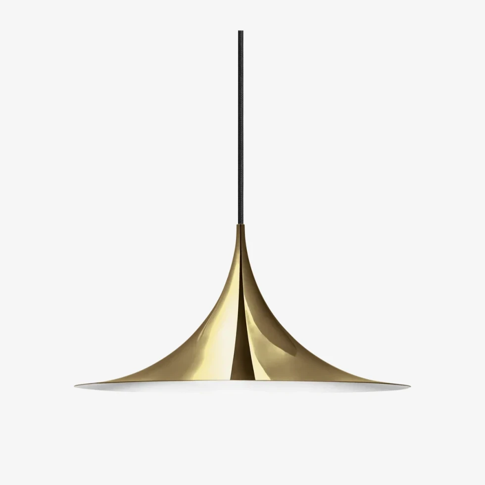 Lampa wisząca 47cm Semi Polished Brass Gubi