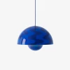 Lampa wisząca Flowerpot VP2 Cobalt Blue & Twilight Blue Pattern &Tradition