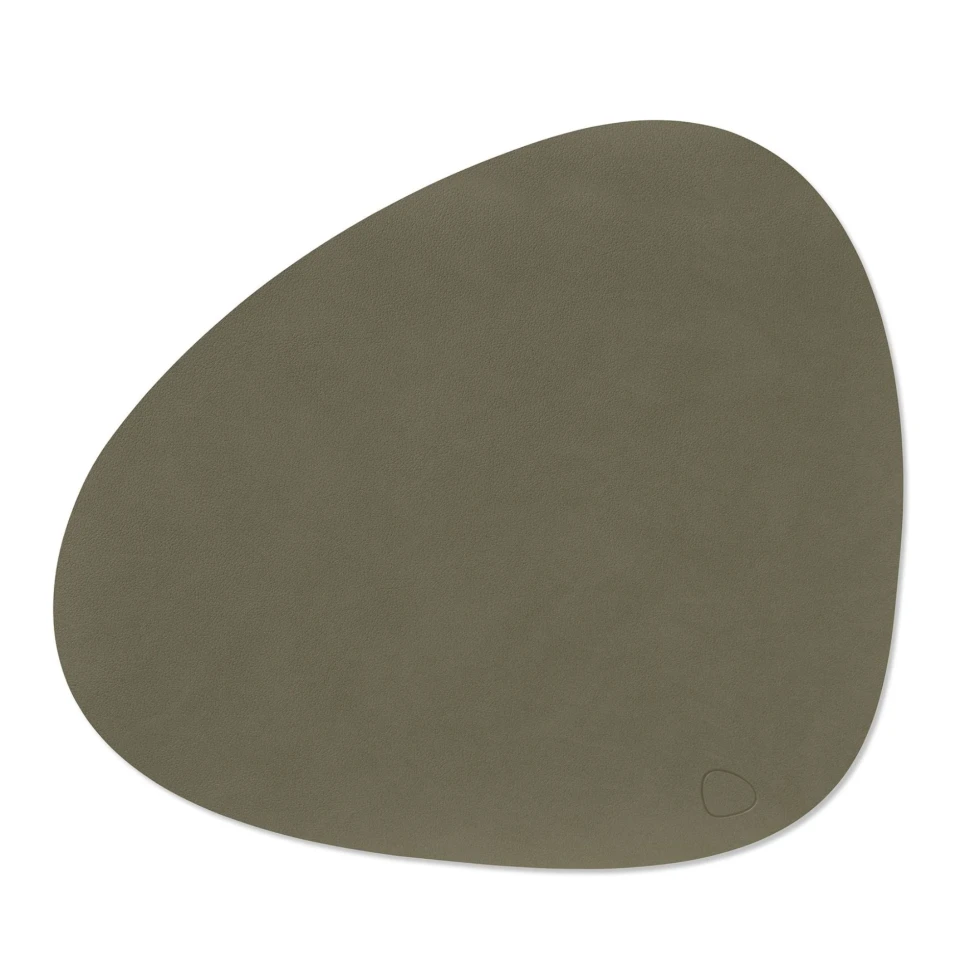 Podkładka stołowa Curve L Nupo Army Green 37x44cm LindDNA