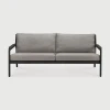 Sofa outdoorowa dwuosobowa Jack Teak Black Mocha Ethnicraft