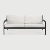 Sofa outdoorowa dwuosobowa Jack Teak Black Off White Ethnicraft