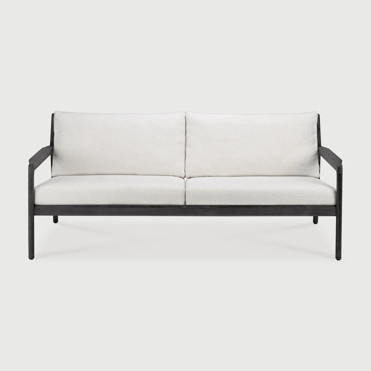 Sofa outdoorowa dwuosobowa Jack Teak Black Off White Ethnicraft