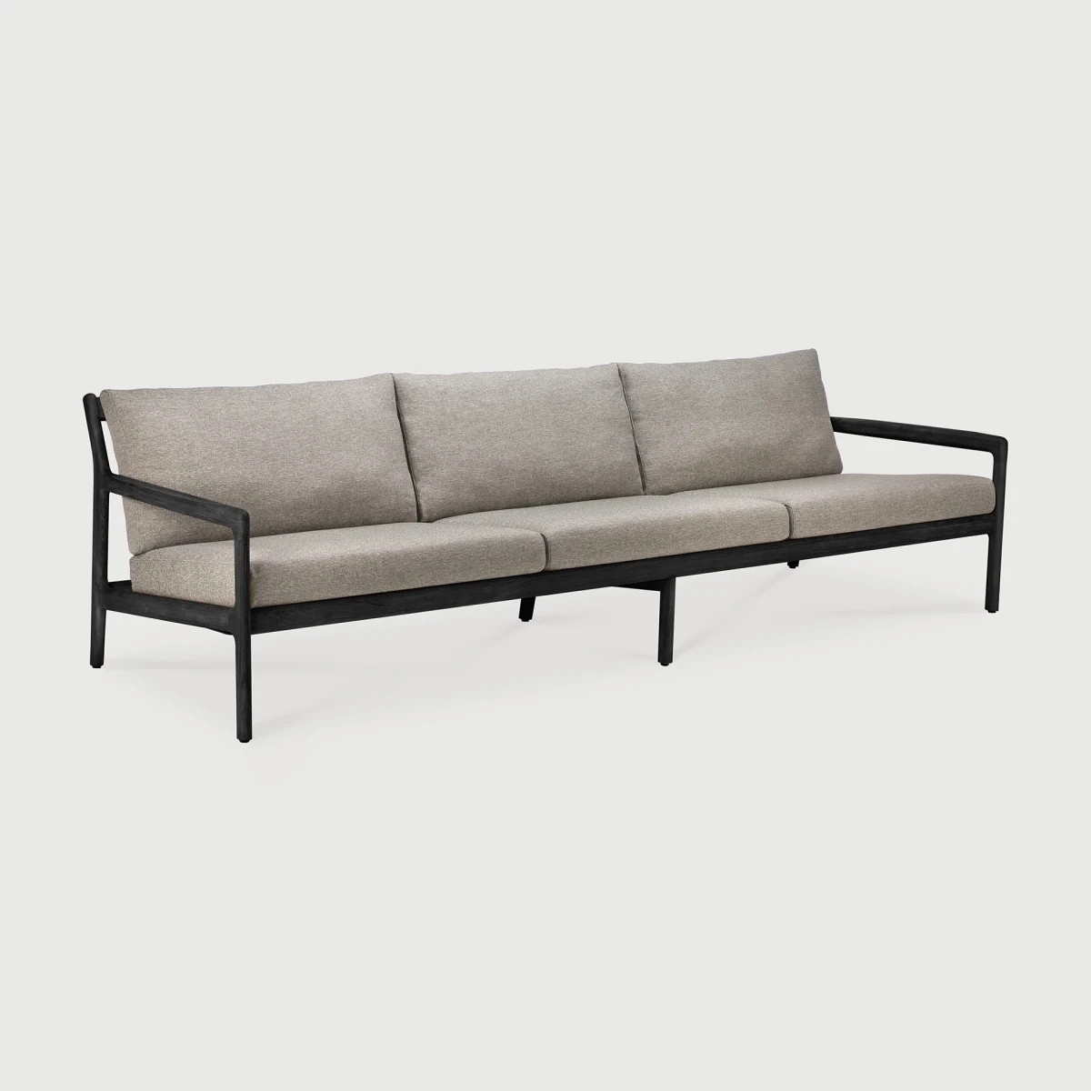 Sofa outdoorowa trzyosobowa Jack Teak Black Mocha Ethnicraft