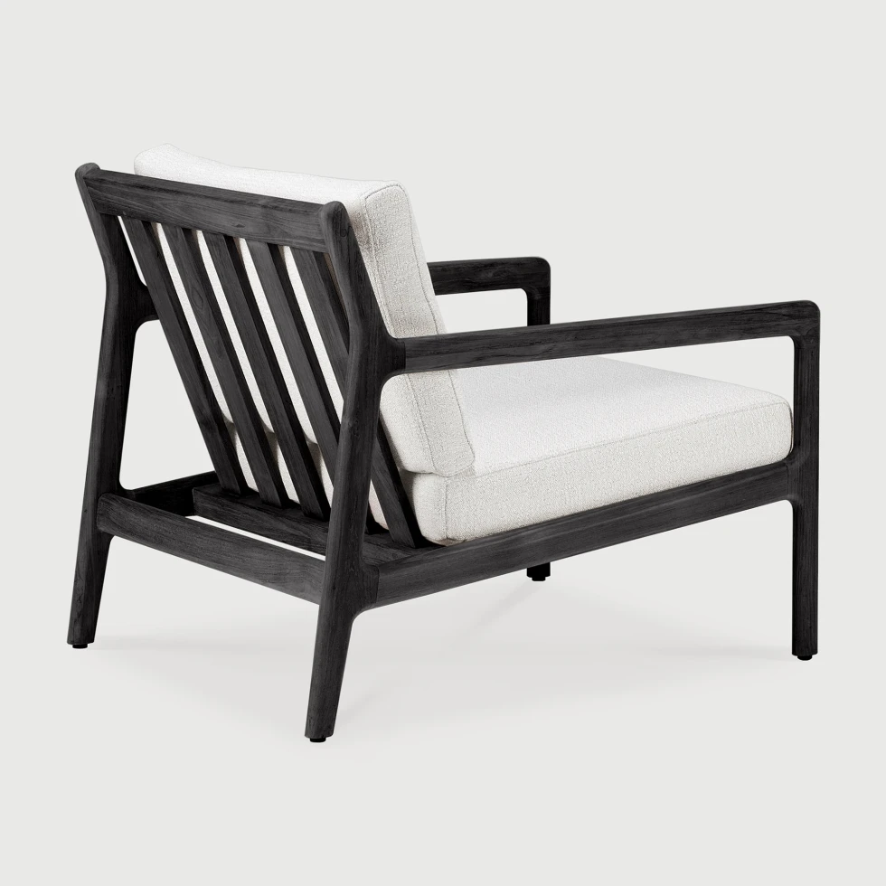 Fotel outdoorowy Jack Teak Black Off White Ethnicraft