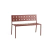 Ławka outdoorowa z oparciem 114x52x79cm Balcony Iron Red HAY