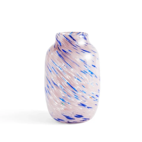 Wazon Splash Vase Round Large Light Pink Blue HAY