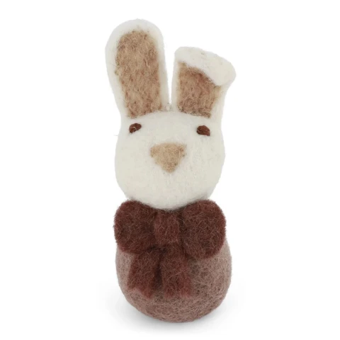 Filcowa ozdoba Small Bunny with Bow Lavender En Gry & Sif