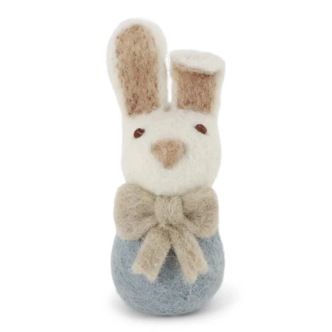 Filcowa ozdoba Small Bunny with Bow Light Blue En Gry & Sif