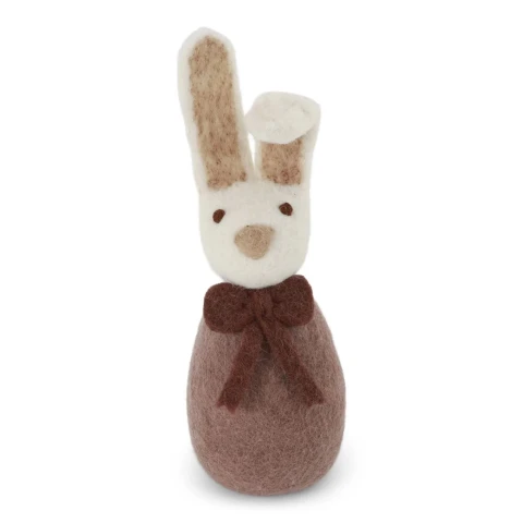 Filcowa ozdoba Big Bunny with Bow Lavender En Gry & Sif