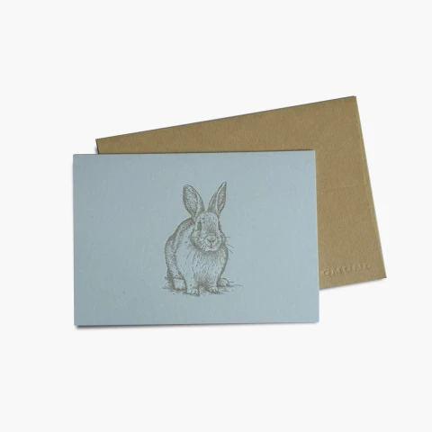 Kartka świąteczna Rabbit Grey Gmund