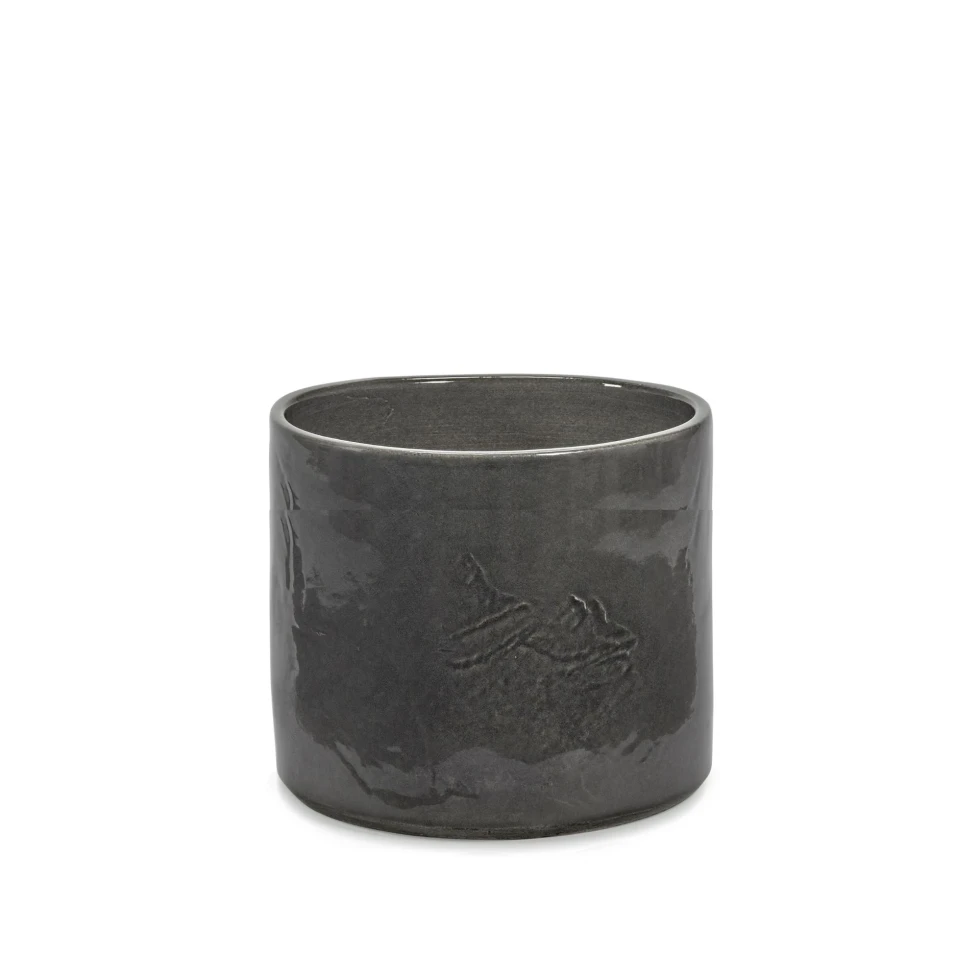 Doniczka Vaso 02 Anthracite Serax