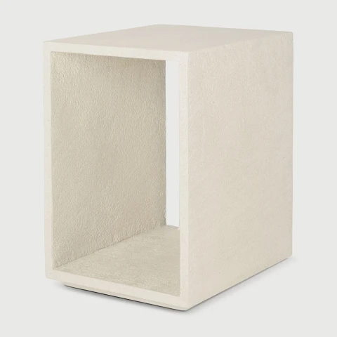 Stolik nocny Elements Microcement Off White Ethnicraft