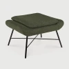 Podnóżek Barrow tapicerowany Pine Green Ethnicraft