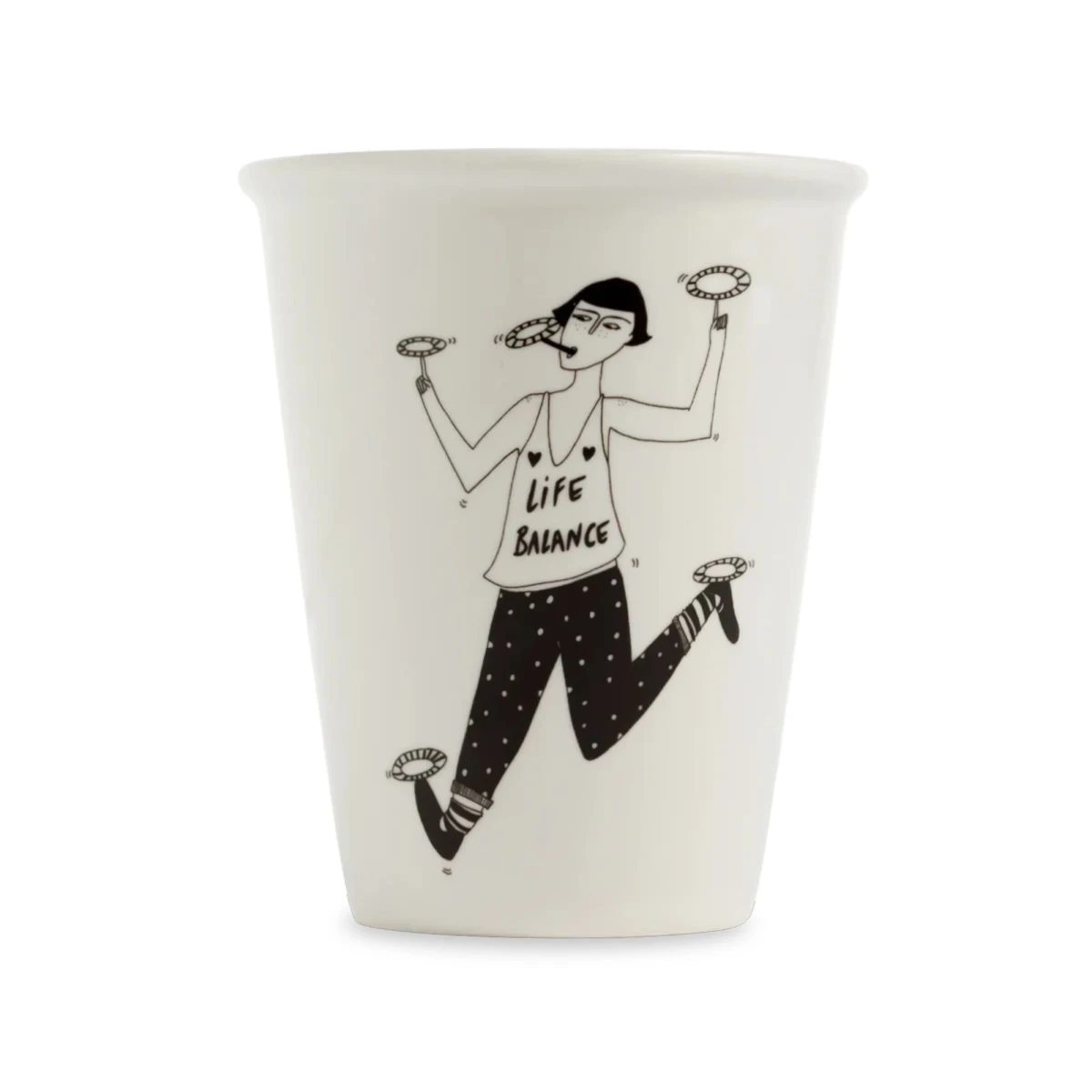 Porcelanowy kubek life balance helen b