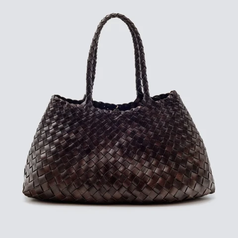 Torba Santa Croce Big Dark Brown Dragon Diffusion