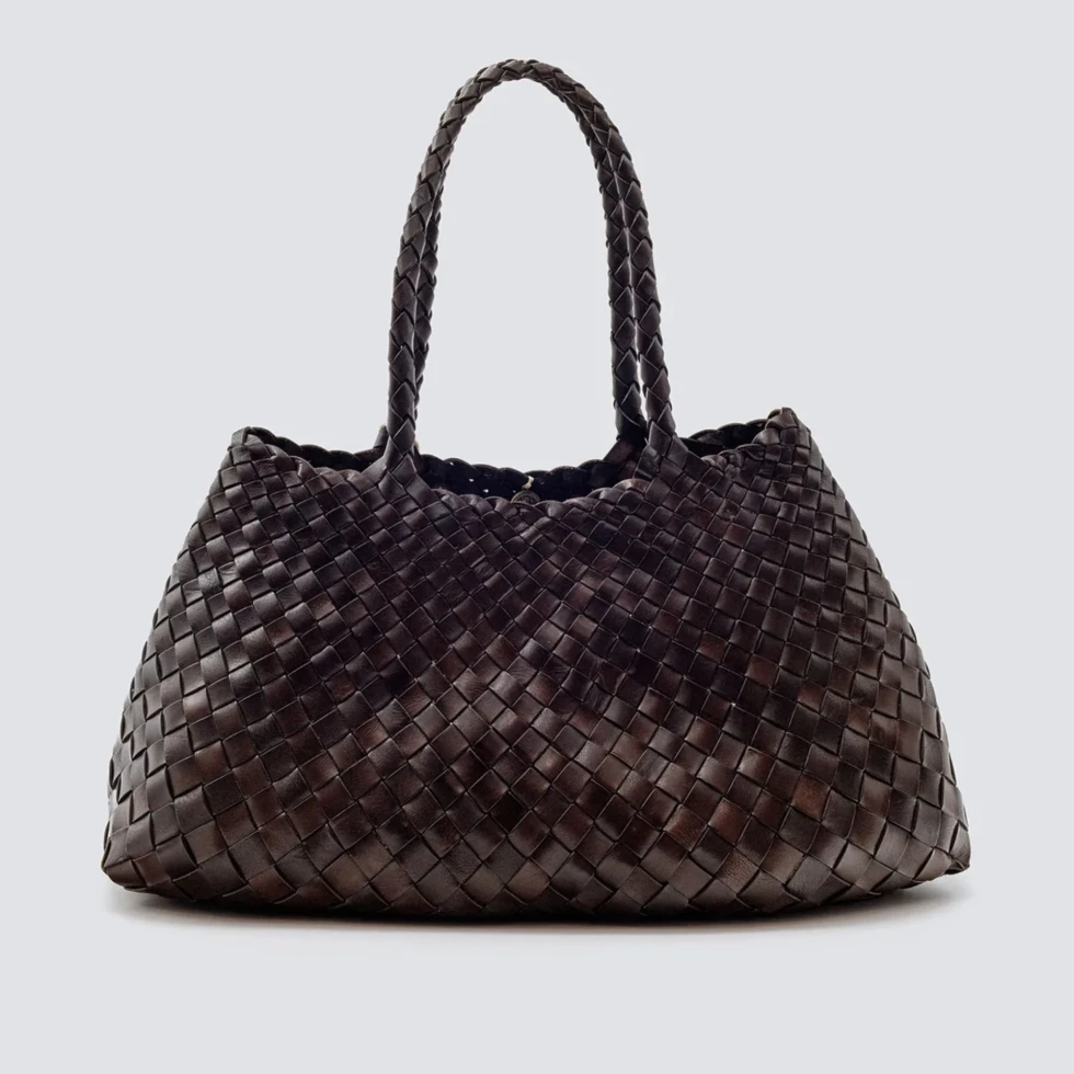 Torba Santa Croce Big Dark Brown Dragon Diffusion