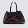 Torba Santa Croce Big Dark Brown Dragon Diffusion