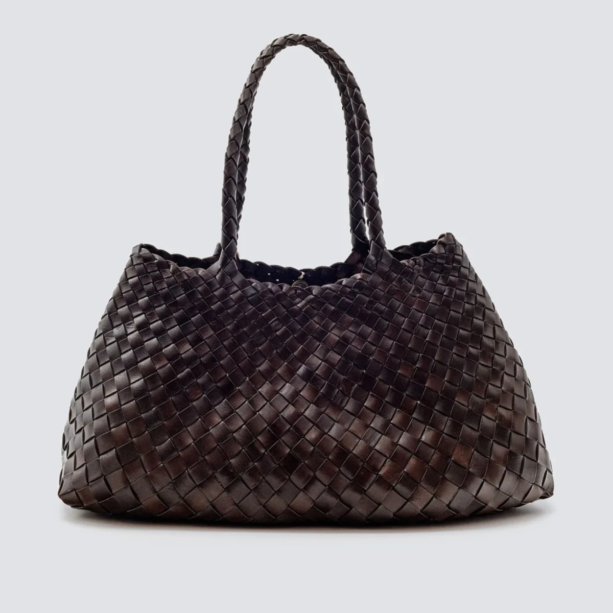 Torba Santa Croce Big Dark Brown Dragon Diffusion