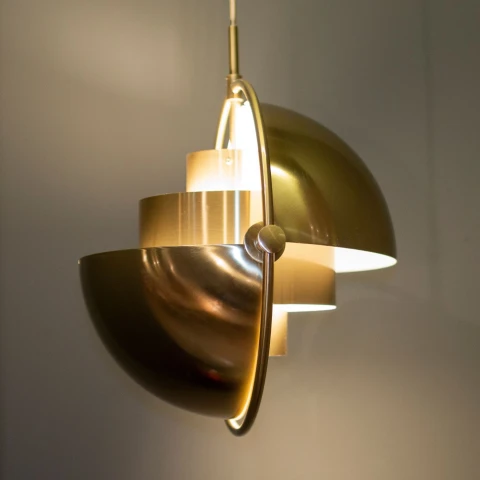 Outlet! Lampa wisząca Multi-lite brass/shiny brass Gubi