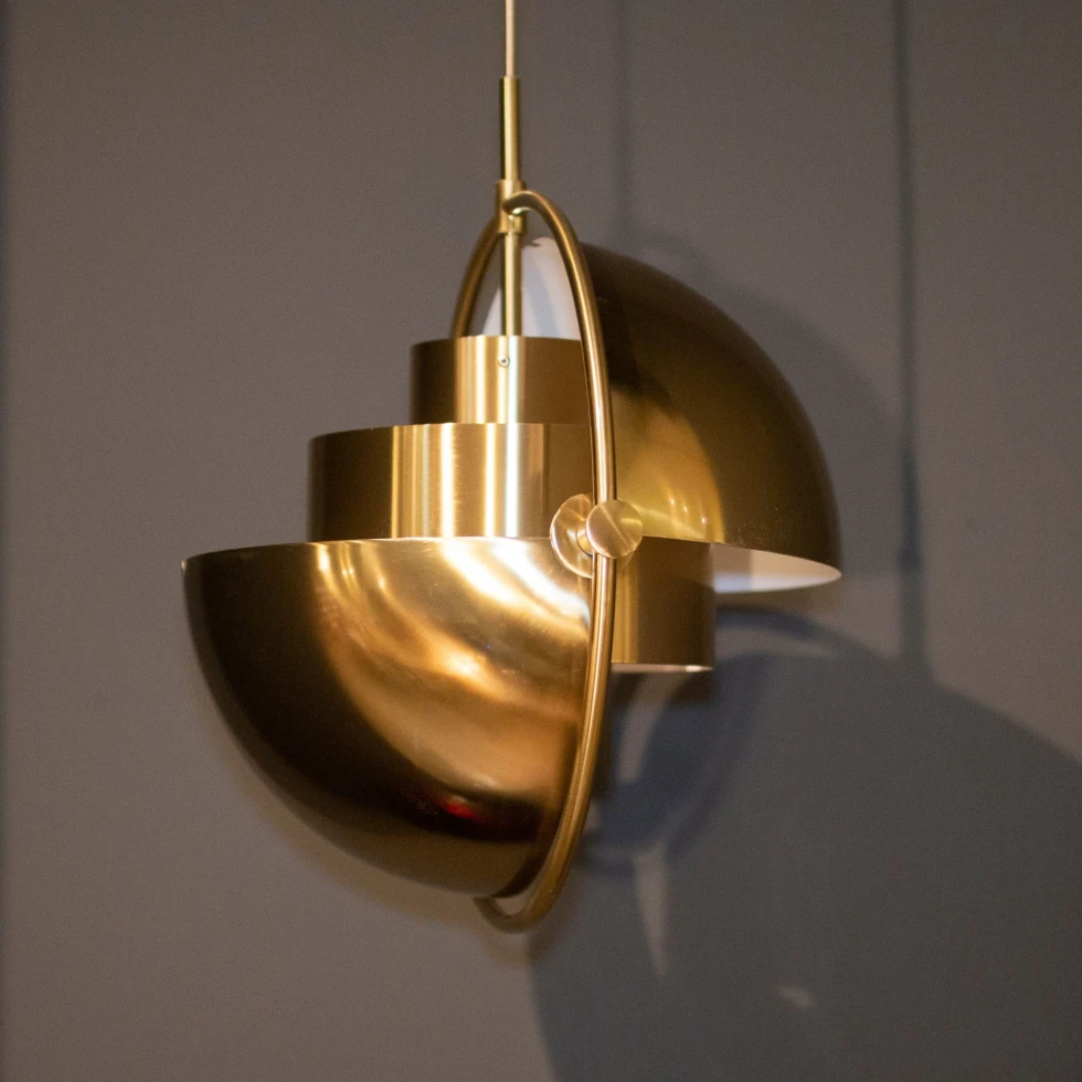 Outlet! Lampa wisząca Multi-lite brass/shiny brass Gubi