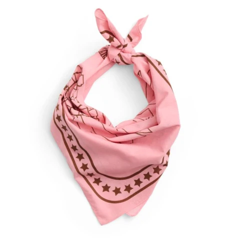 Chusta Dogs Scarf Pink HAY