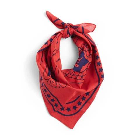Chusta  Dogs Scarf Red HAY