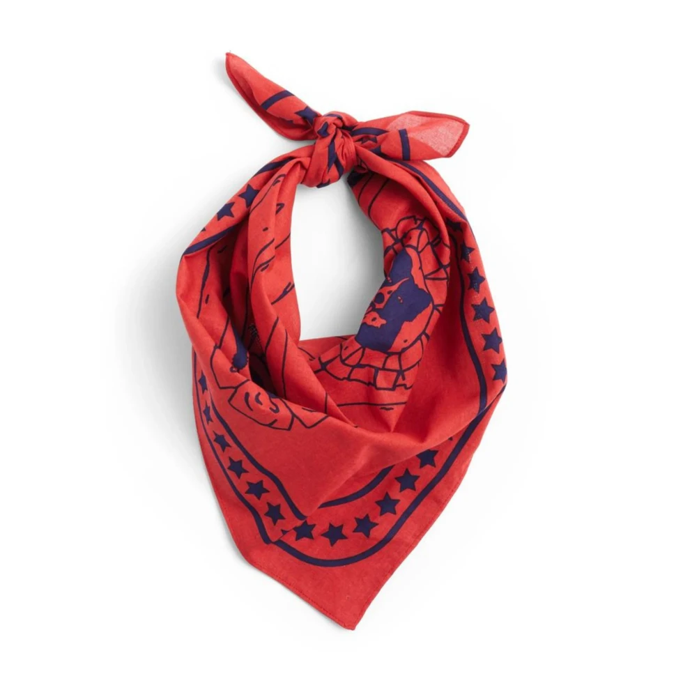 Chusta  Dogs Scarf Red HAY