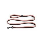 Smycz Dogs Leash Flat M/L Pink, black HAY