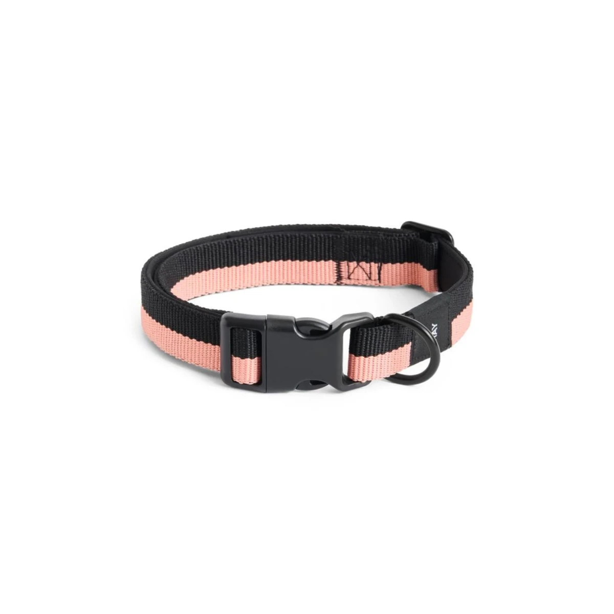 Obroża Dogs Collar Flat M/L Pink Black HAY