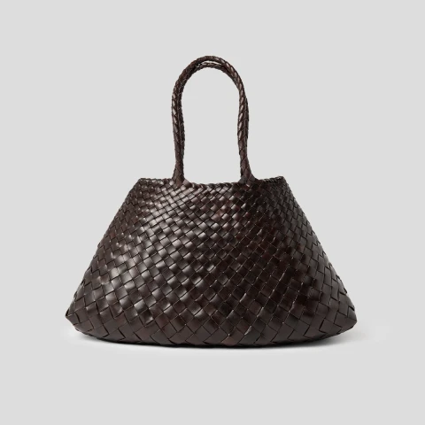 Torba Santa Croce Big Dark Brown Dragon Diffusion